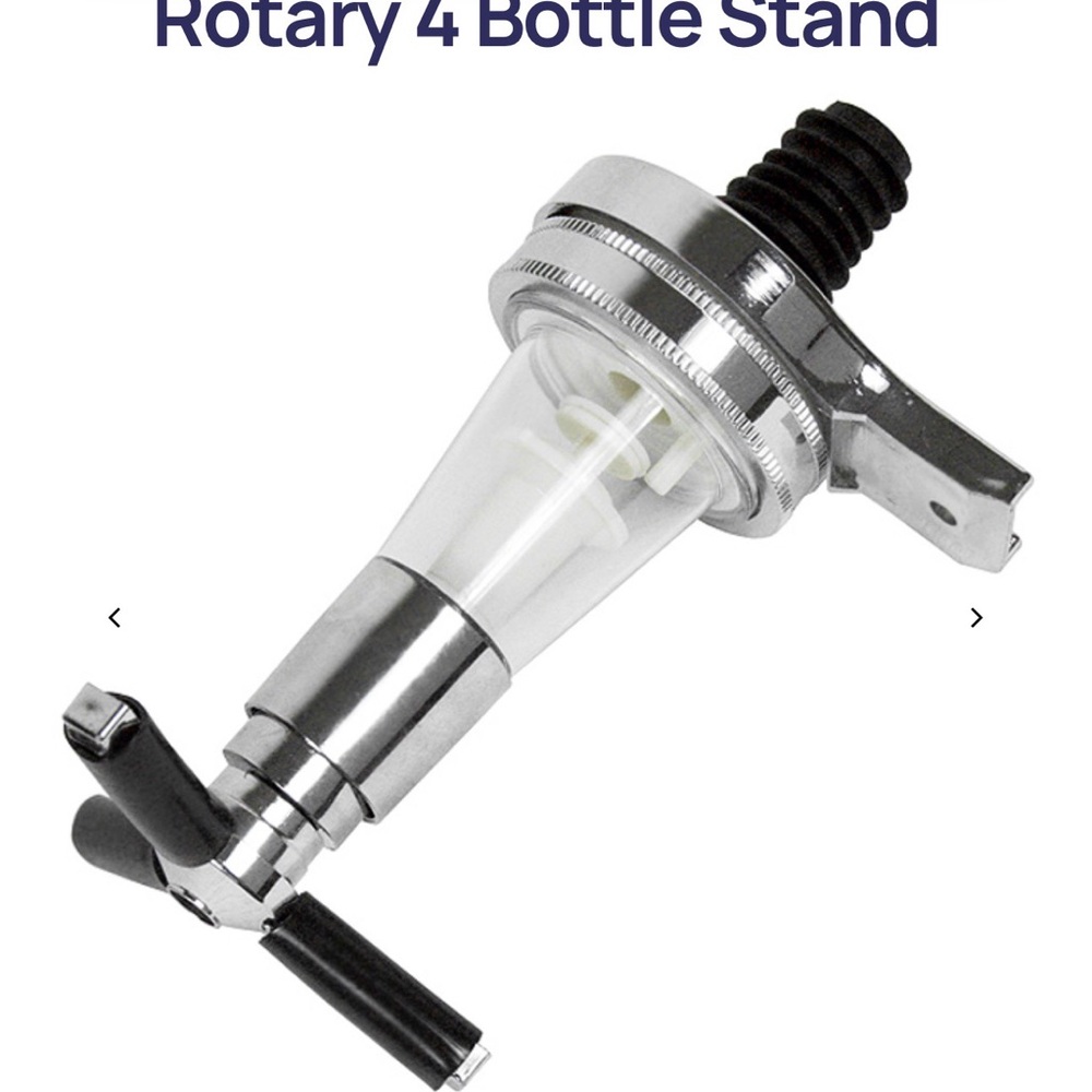 Rotating Liquor Dispenser with Chrome Finish Can be ceiling Mounted or Wall - Picture 3 of 6